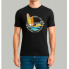 Camiseta hombre BEACH BOARDS negro